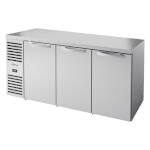 True TBR72-RISZ1-L-S-SSS-1 - Back Bar Cooler, three-section, 72